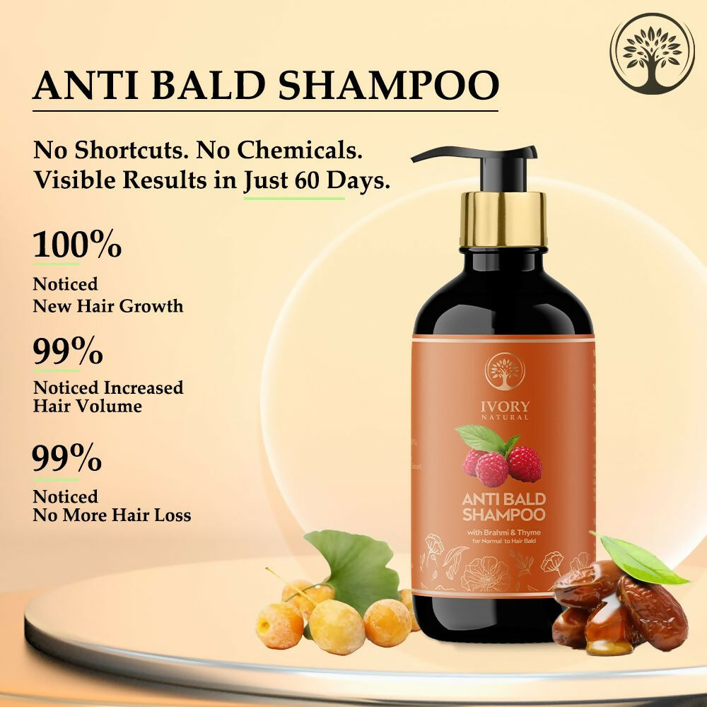 Ivory Natural Bald Shampoo Organic For Loss Of Hair And Get Fuller Thicker Hair - Distacart