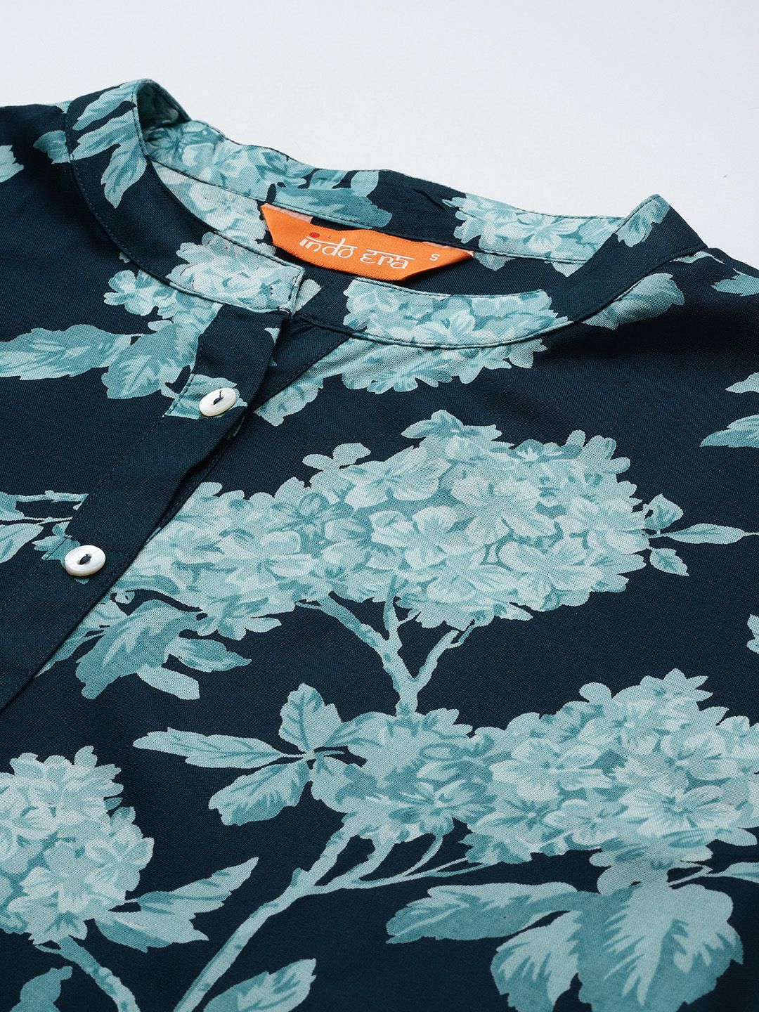 Indo Era Floral Printed Kurta with Palazzos - Distacart