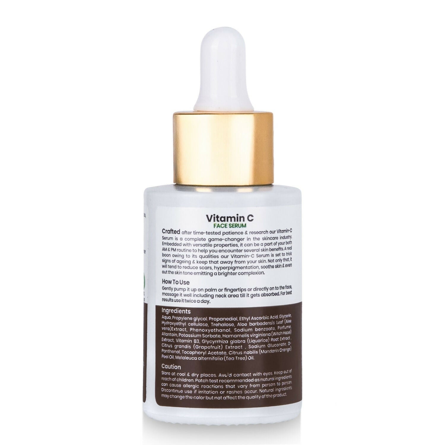 VI-JOHN Prakritik Vitamin C Face Serum Brightening, Anti-Aging & Glowing Skin, 100% Bio-Actives