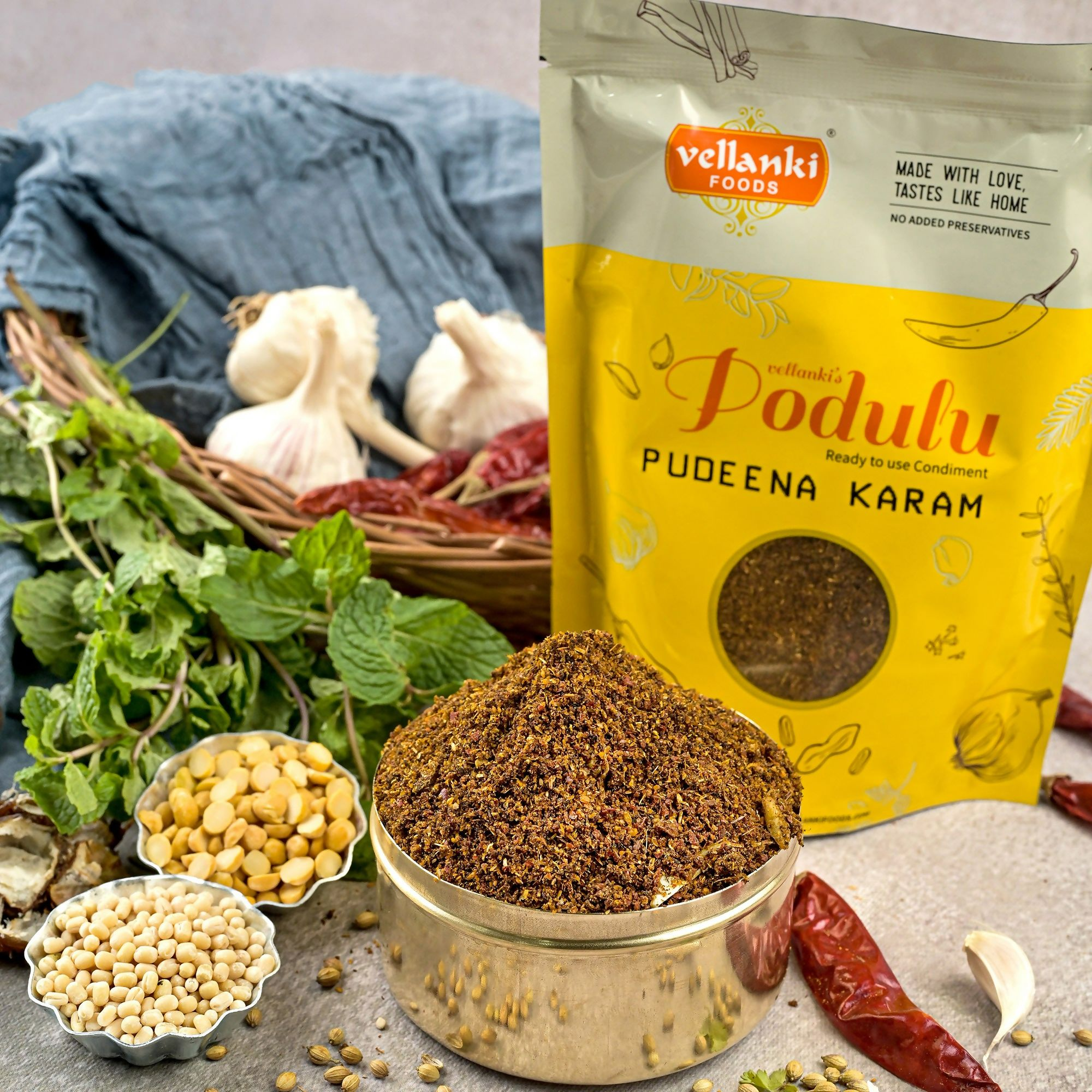 Vellanki Foods Pudina Karam - Distacart