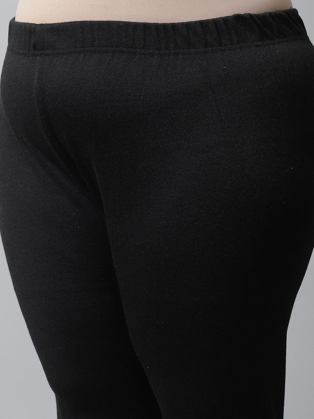 TAG 7 Women Pack Of 2 Plus Size Maroon & Black Solid Ankle-Length Leggings - Distacart