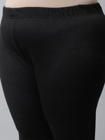 Thumbnail for TAG 7 Women Pack Of 2 Plus Size Maroon & Black Solid Ankle-Length Leggings - Distacart