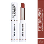Thumbnail for Lyon Beauty Stay True Lipfinity Non Transfer Matte Lipstick - Hot Plum 12