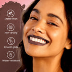 Thumbnail for Swiss Beauty Pure Matte Lipstick , Non-Drying, Smooth Glide, Long Lasting - 226 Espresso - Distacart