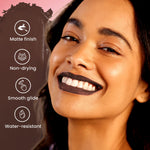 Thumbnail for Swiss Beauty Pure Matte Lipstick , Non-Drying, Smooth Glide, Long Lasting - 227 Coffee - Distacart