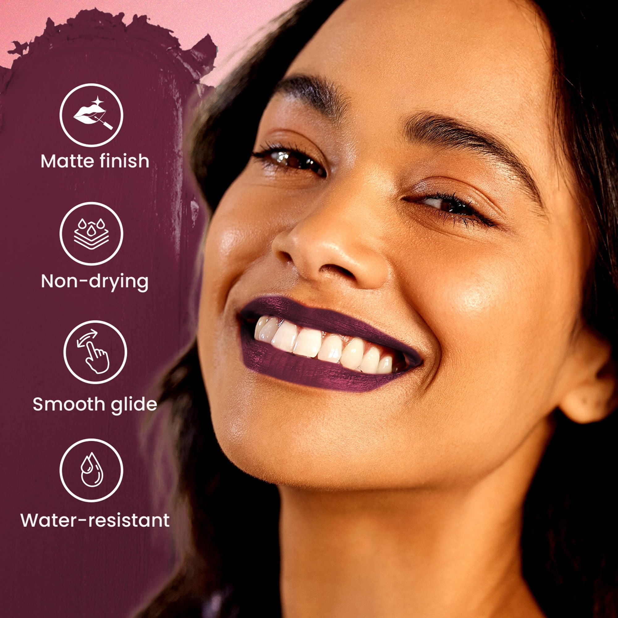 Swiss Beauty Pure Matte Lipstick , Non-Drying, Smooth Glide, Long Lasting - 230 Brandy Harrington - Distacart
