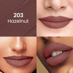 Thumbnail for Swiss Beauty Pure Matte Lipstick , Non-Drying, Smooth Glide, Long Lasting - 203 Hazelnut - Distacart