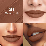 Thumbnail for Swiss Beauty Pure Matte Lipstick , Non-Drying, Smooth Glide, Long Lasting - 214 Caramel - Distacart