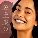 Thumbnail for Swiss Beauty Pure Matte Lipstick , Non-Drying, Smooth Glide, Long Lasting - 214 Caramel - Distacart