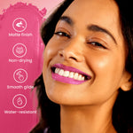 Thumbnail for Swiss Beauty Pure Matte Lipstick , Non-Drying, Smooth Glide, Long Lasting - 218 Pixie Pink - Distacart