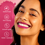 Thumbnail for Swiss Beauty Pure Matte Lipstick , Non-Drying, Smooth Glide, Long Lasting - 219 Hot Pink - Distacart