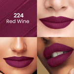 Thumbnail for Swiss Beauty Pure Matte Lipstick , Non-Drying, Smooth Glide, Long Lasting - 224 Red Wine - Distacart