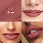 Thumbnail for Swiss Beauty Pure Matte Lipstick , Non-Drying, Smooth Glide, Long Lasting - 213 Bare - Distacart