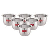 Image 1 of 6 / 200 ML (Short) for the product HAZEL Stainless Steel Mini Tea Glasses