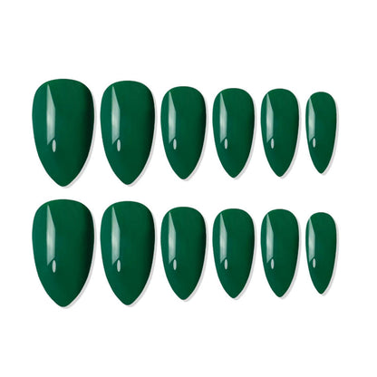 shills professional reusable press on nails almond spn613