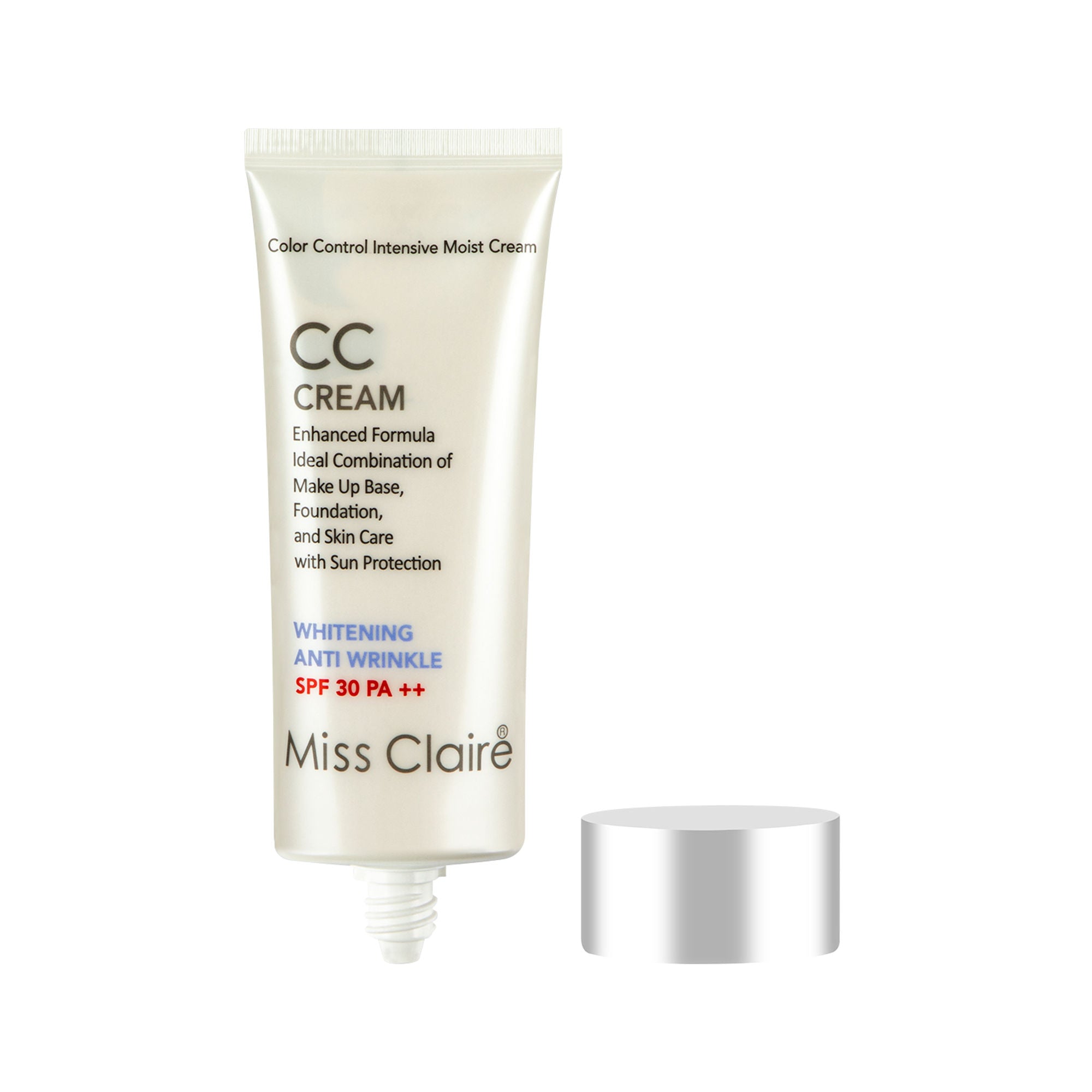 Miss Claire Prestige Cc Cream Whitening Anti Wrinkle Spf 30 Pa++ Color Controler - Distacart