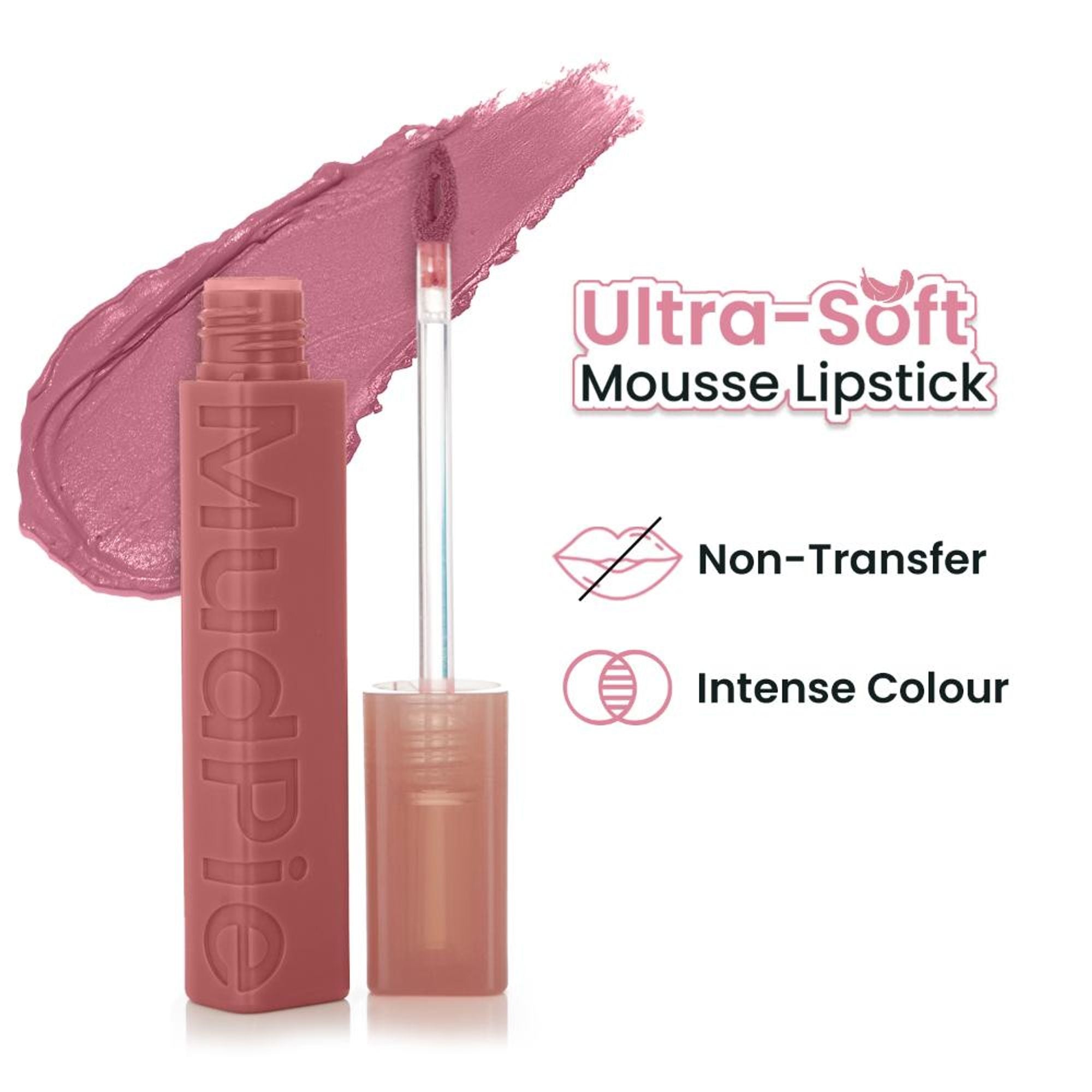 Swiss Beauty MudPie Lipstick With Velvet Matte Finish - 4 Nudy Bare
