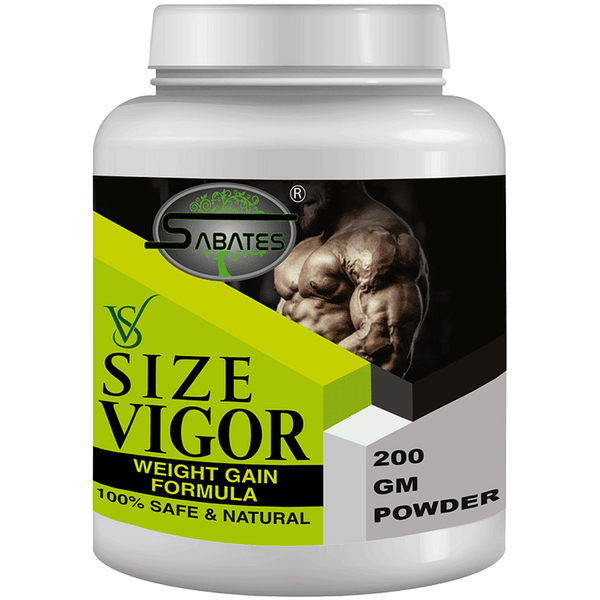 Sabates Size Vigour Weight Gain Formula Powder