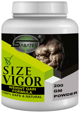 Sabates Size Vigour Weight Gain Formula Powder
