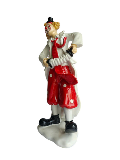 Sun Mun Decors Accordion Musician Clown Figurine