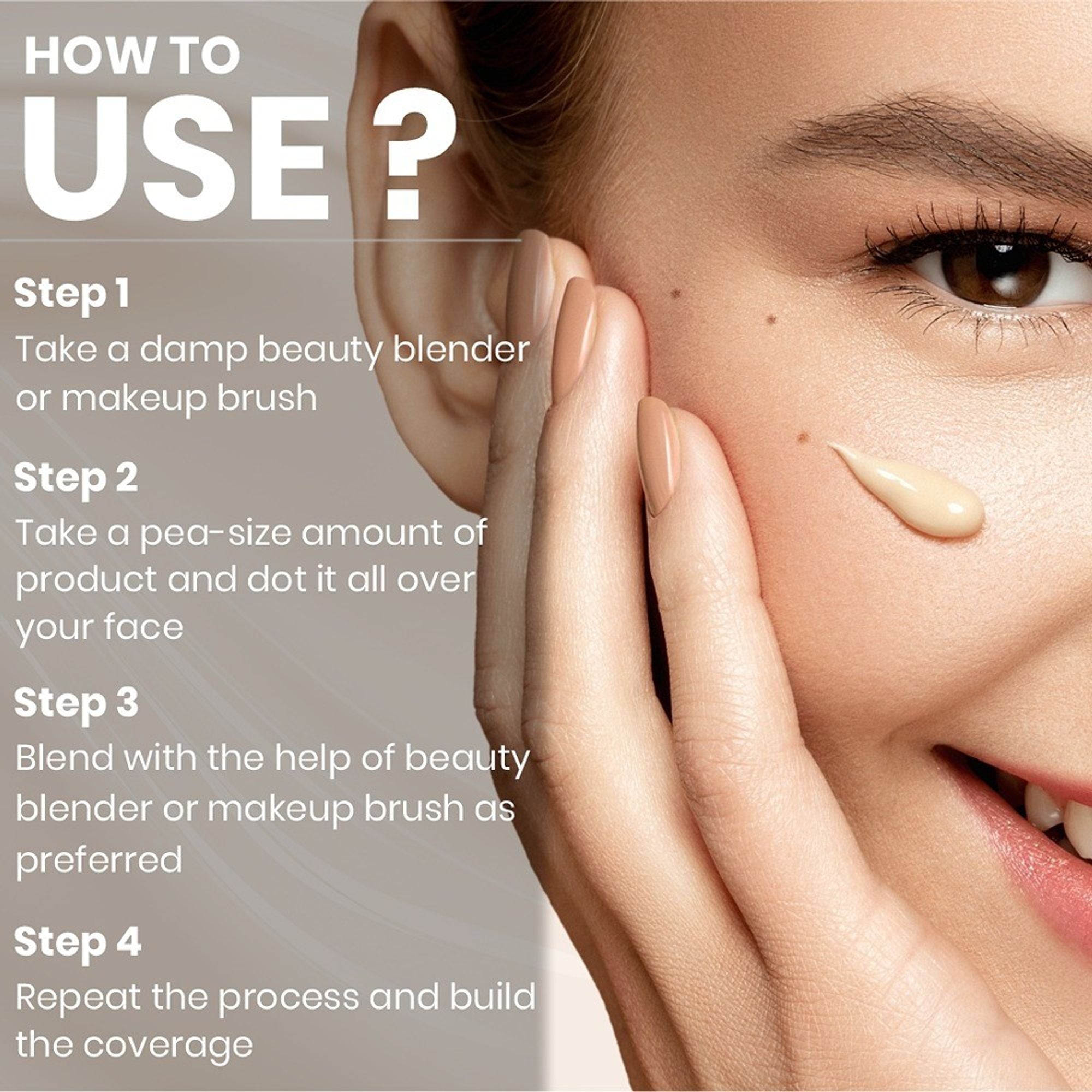 Matt Look Born Flawless Weightless Foundation - Born Beige - Distacart