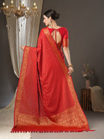Thumbnail for Anouk Woven Design Zari Pure Georgette Kanjeevaram Saree - Distacart