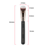 Thumbnail for Miss Claire M42 - Precision Flat Angled Brush - Rose Gold
