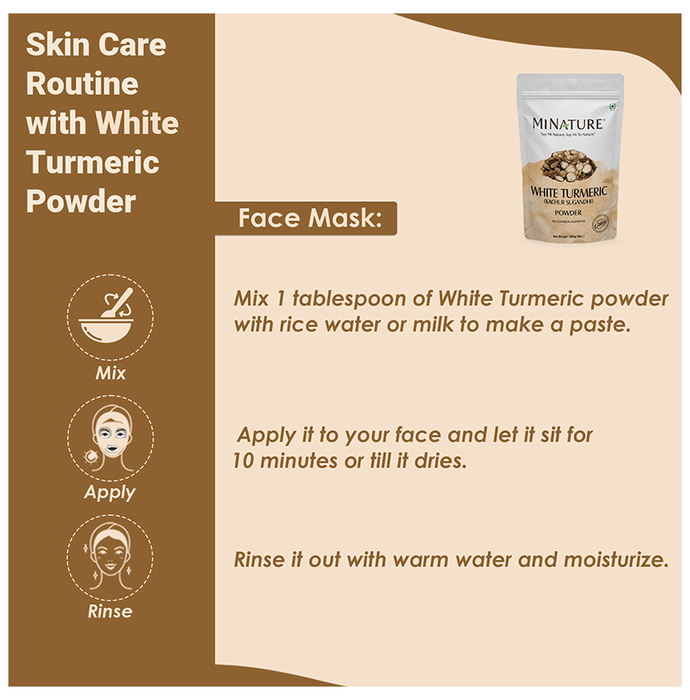 Minature White Turmeric (Kachur Sugandhi) Powder