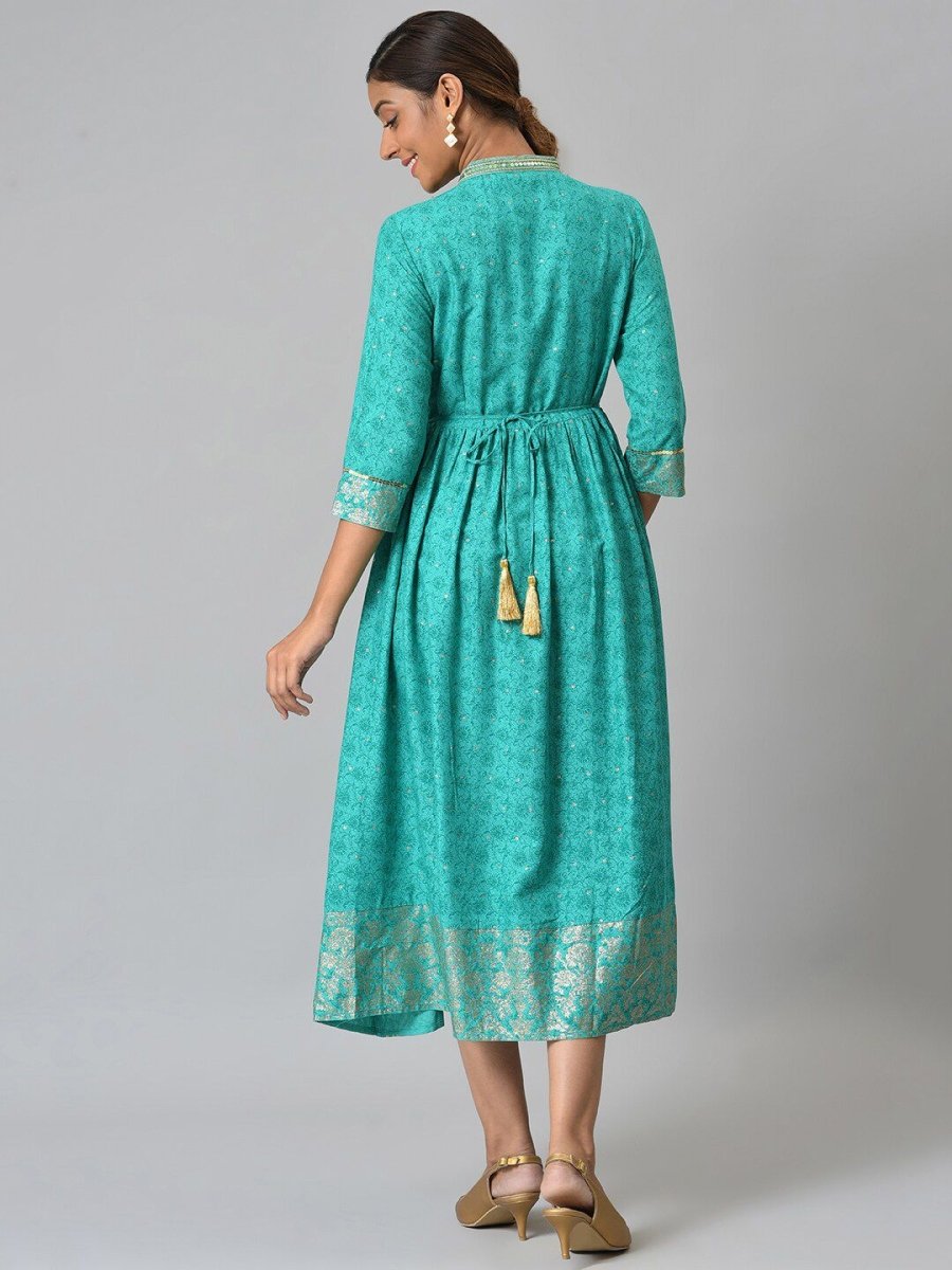 AURELIA Printed Ethnic Motifs Dress