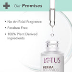Thumbnail for Lotus Herbals Derma Botanics Hi-Dose Serum Kojic Acid + Multi Berry, PH5.5 For Sensitive Skin additional image 7