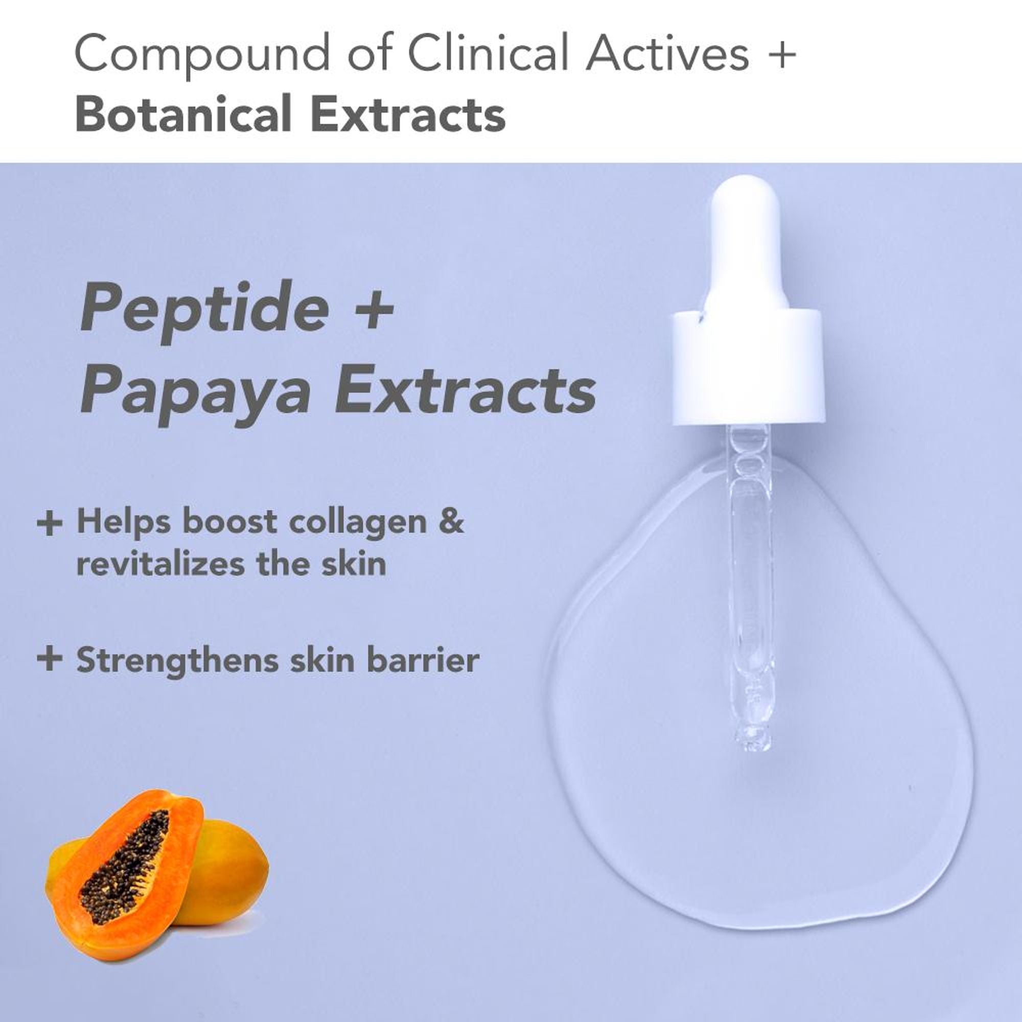 Lotus DermaBotanics Peptide + Papaya Extract Deep Hydra Serum,pH5.5,Normal To Combination Skin additional image 2