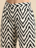 Thumbnail for Anouk Women White Printed Kurta with Trousers - Distacart