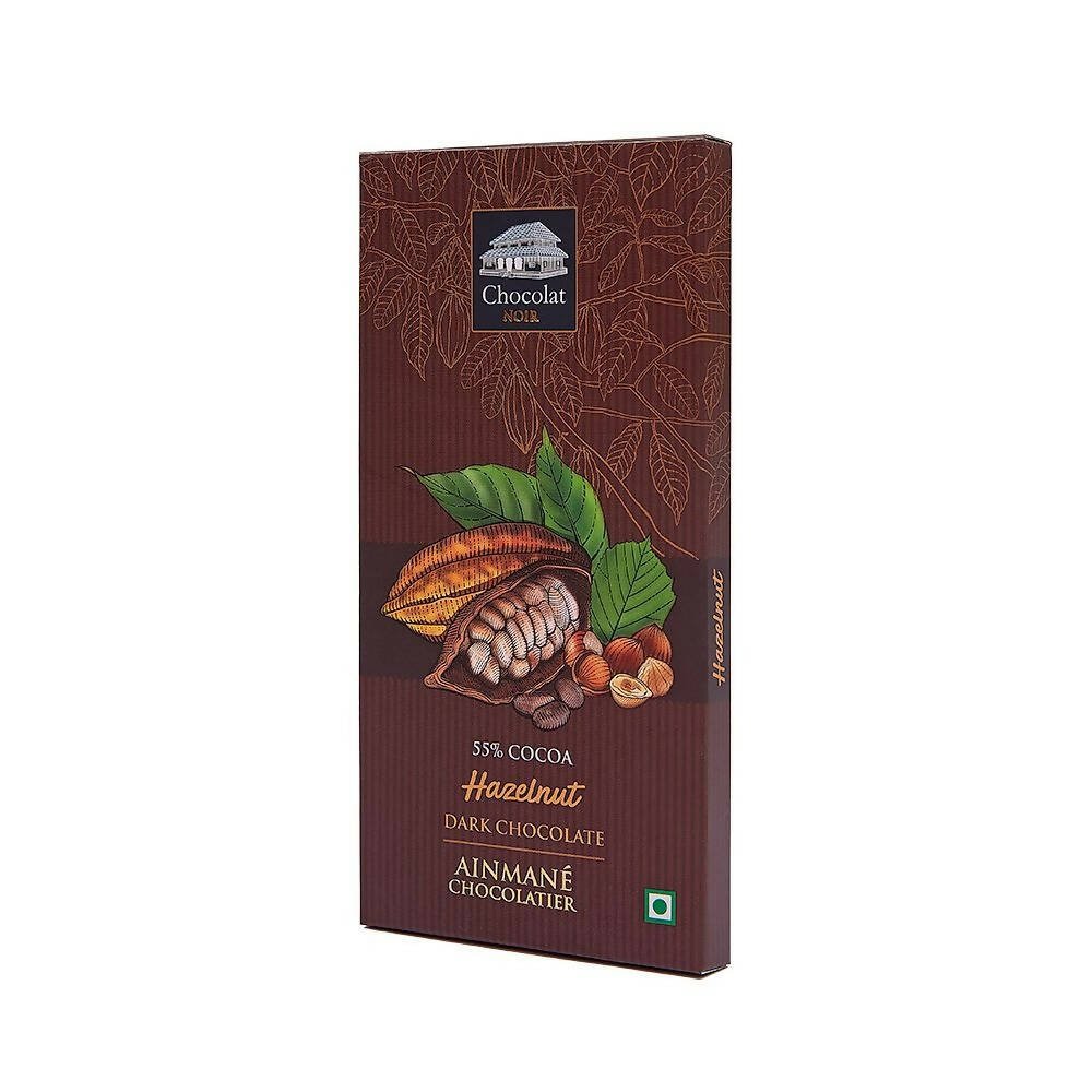 Ainmane Hazelnut Dark Chocolate 55% Cocoa - Distacart