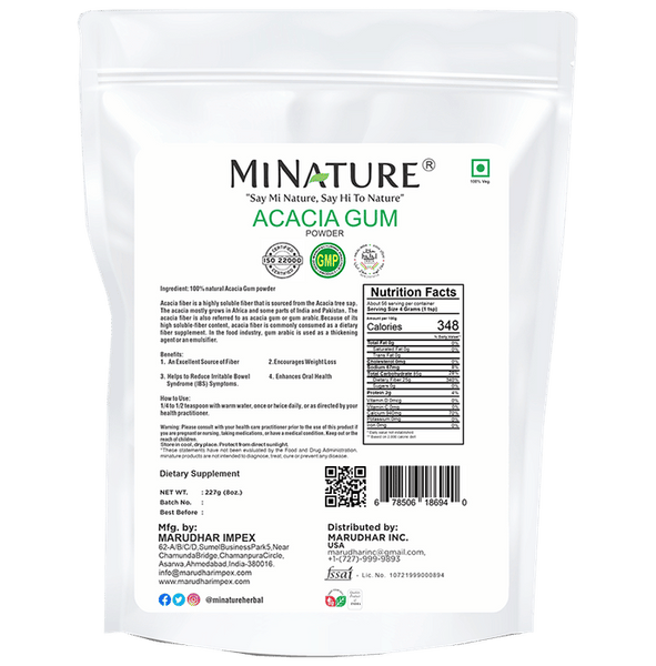 Minature Acacia Gum Powder