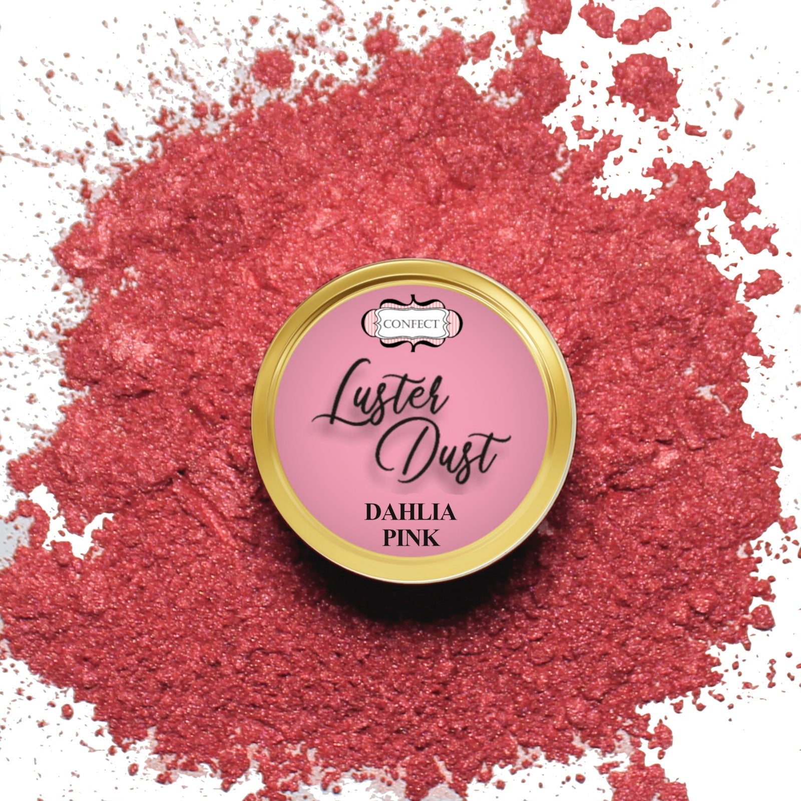 edible luster dust pack of 5 gold silver pink green white 25 gm