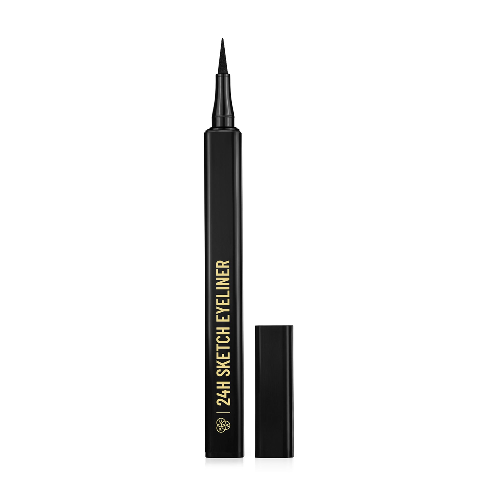 PAC Studio 24H Sketch Eyeliner - 0.2mm Precision Tip, Deep Black Matte Finish, Waterproof & Smudgeproof - Distacart