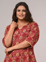 Thumbnail for Swasti Women Floral Printed Regular Sequinned Pure Cotton Kurta with Trousers & With Dupatta - Distacart