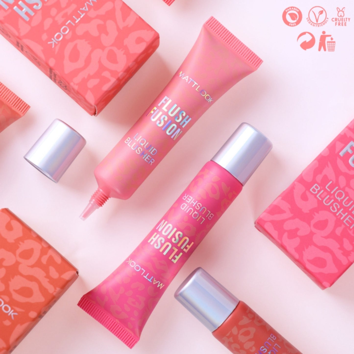 Matt Look Flush Fusion Liquid Blusher - Rosy Charm-05 - Distacart