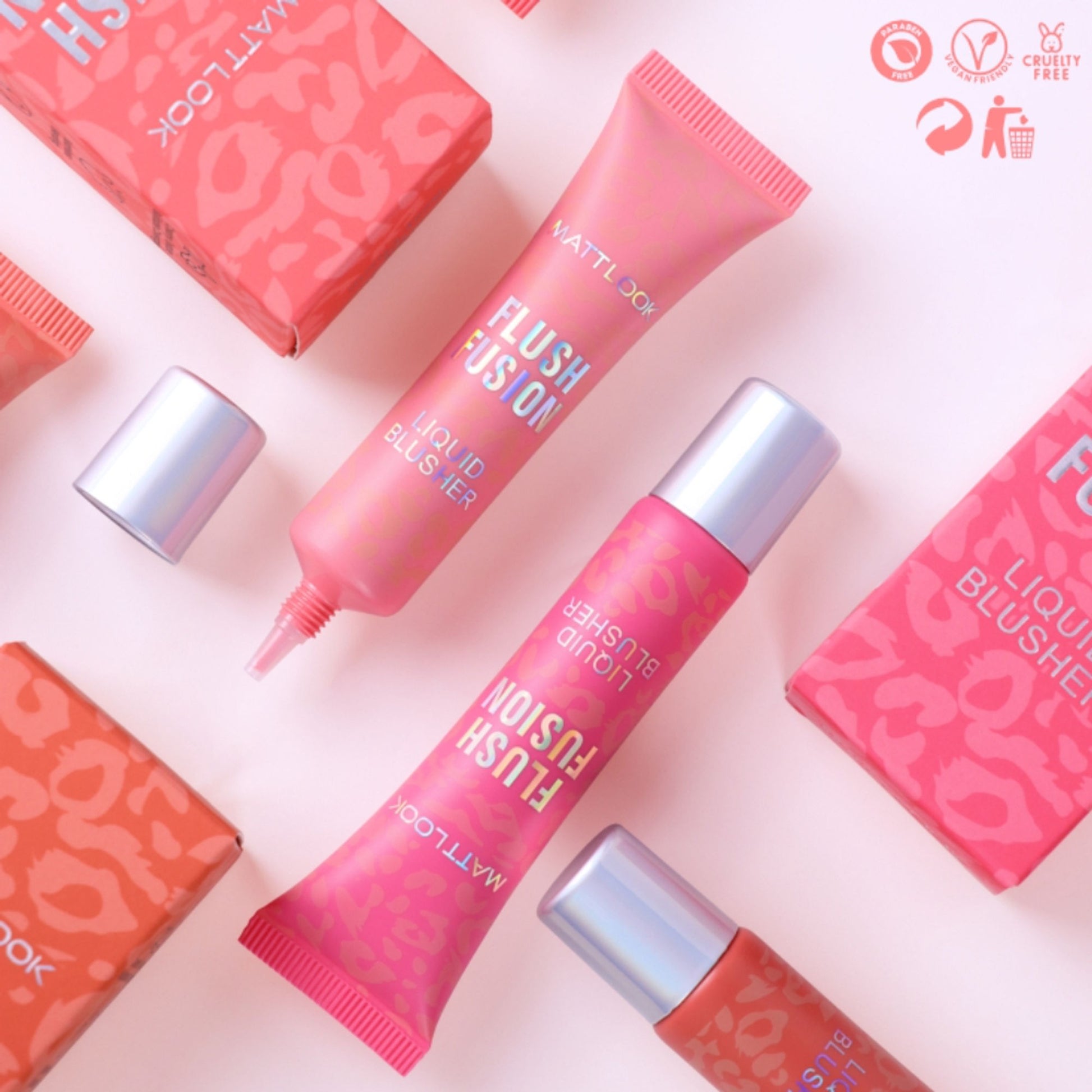 Matt Look Flush Fusion Liquid Blusher - Rosy Charm-05 - Distacart