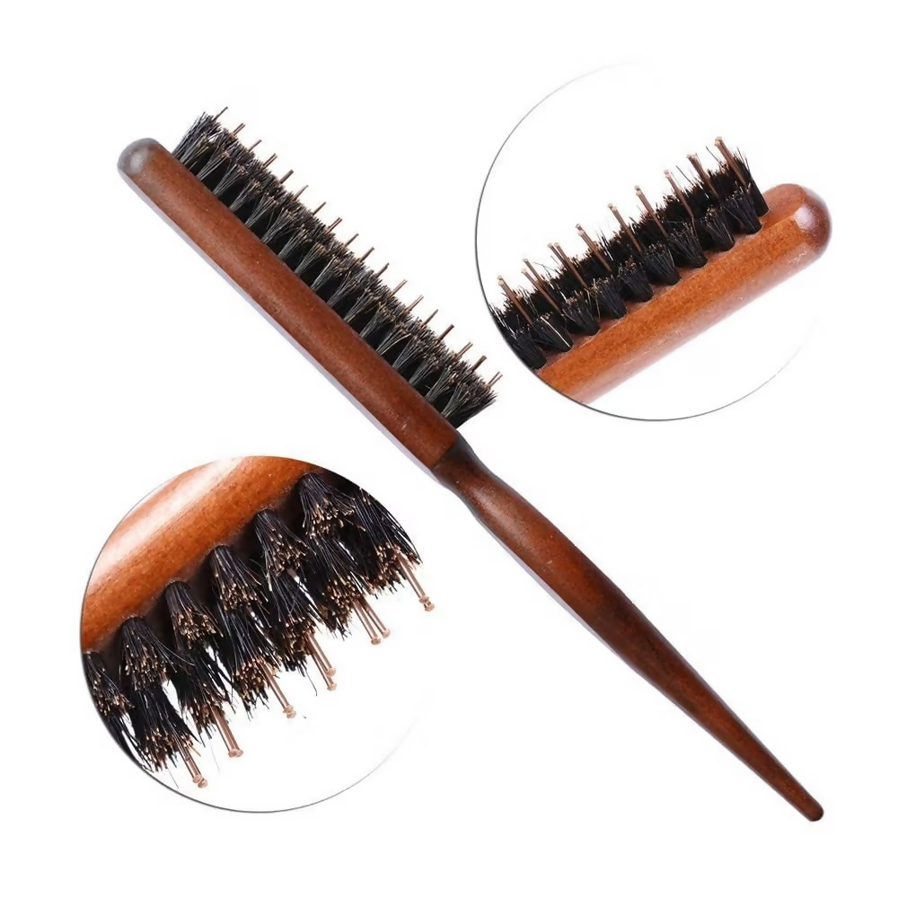Bronson Professional Back Combing Teasing Brush and Hair Finishing Brush - Dista