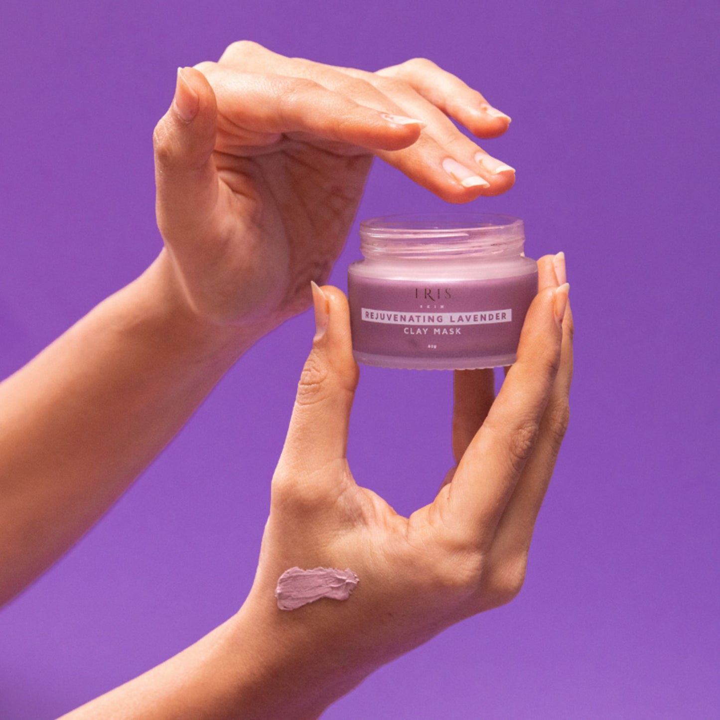 IRIS COSMETICS Skin Rejuvenating Lavender Clay Mask - Distacart