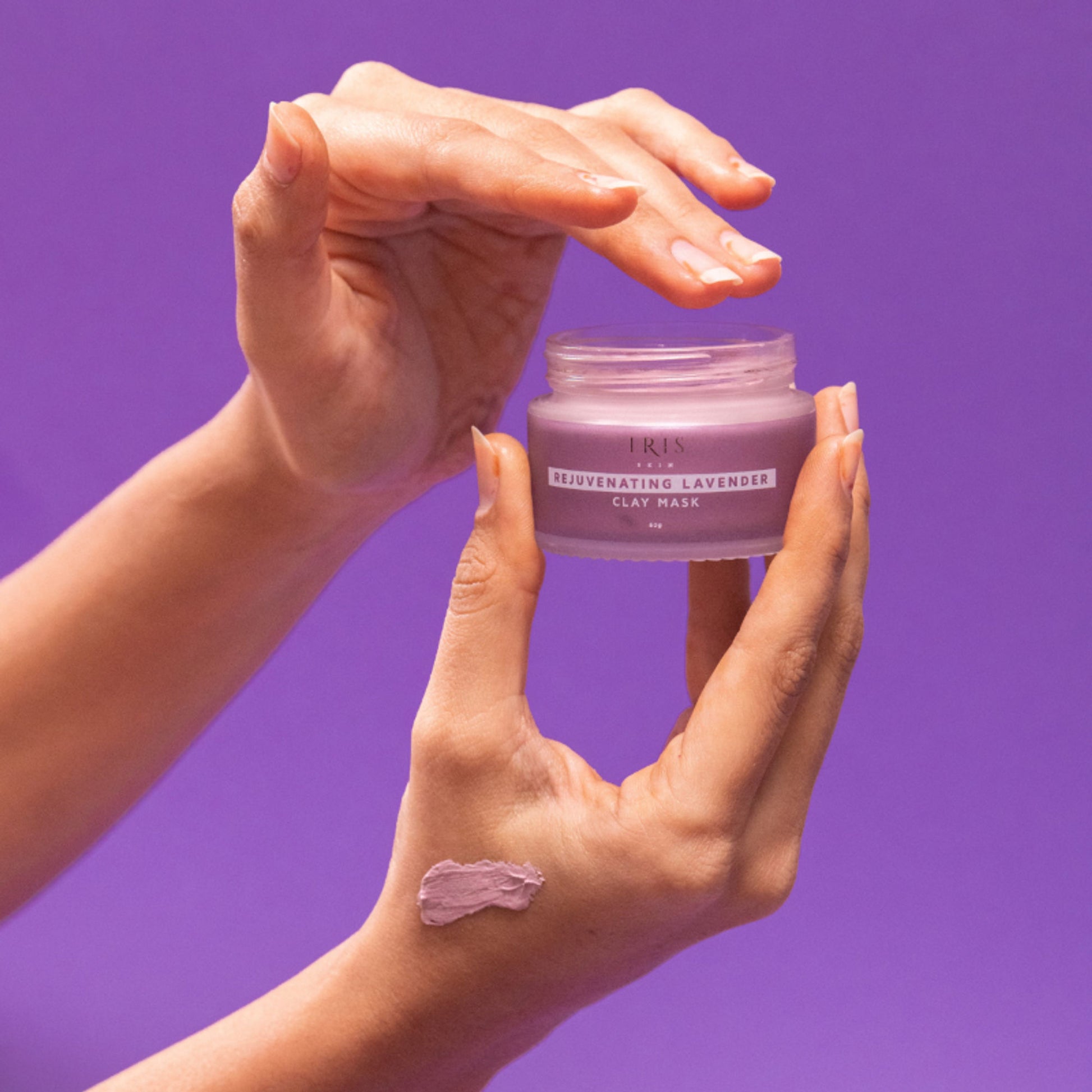 IRIS COSMETICS Skin Rejuvenating Lavender Clay Mask - Distacart