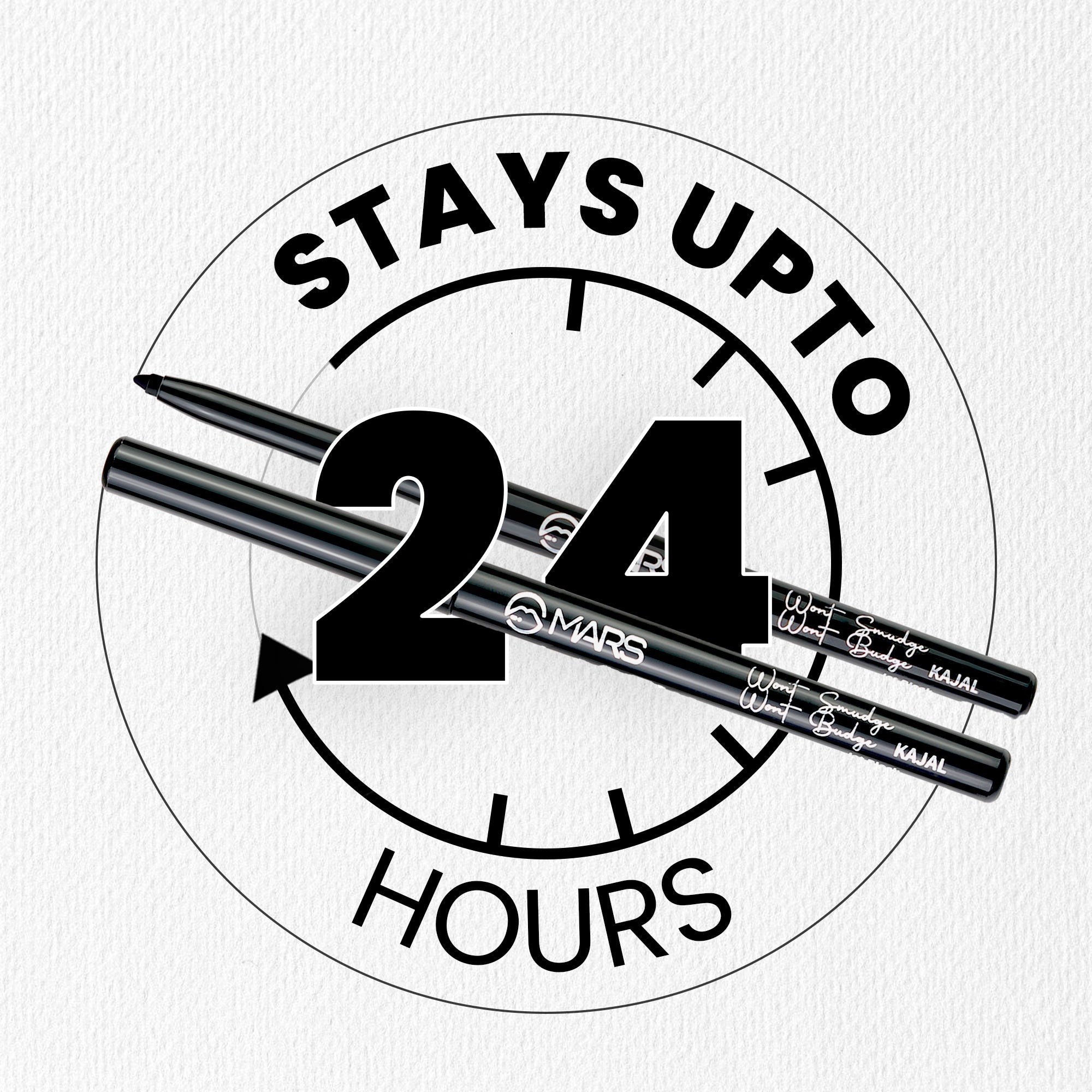 MARS Cosmetics Won't Smudge Won't Budge Kajal - Black