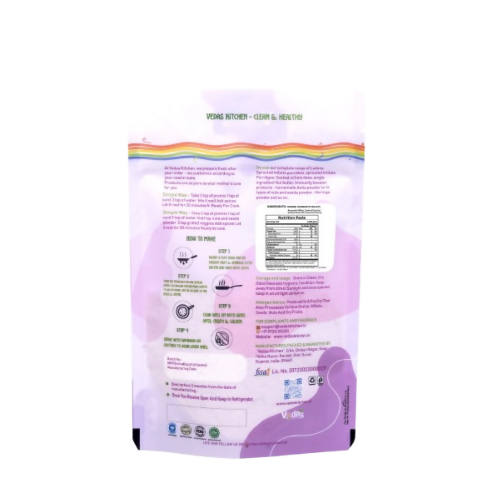 Vedas Kitchen Soaked Amaranth Millets Dosa Premix - Dista