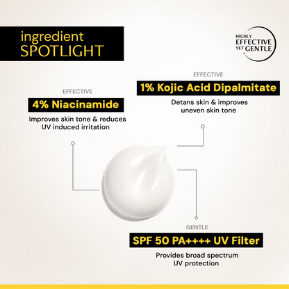 Deconstruct Detan Sunscreen Body Lotion, SPF 50 PA++++, Brightens & Protects - Distacart