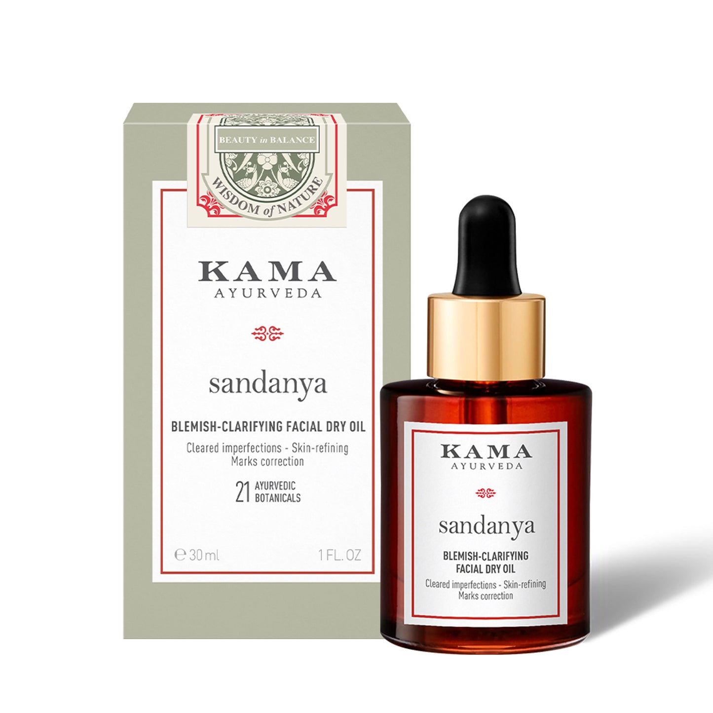 Kama Ayurveda Sandanya Blemish Clarifying Dry Oil - Dista