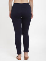 Thumbnail for TAG 7 Women Pack Of 2 Solid Straight-Fit Ankle-Length Leggings - Distacart