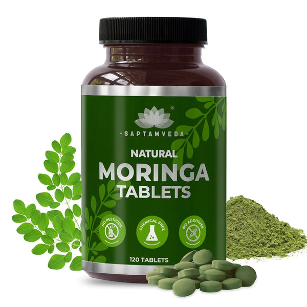 Saptamveda Natural Moringa Tablets - Distacart