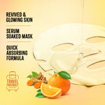 Thumbnail for Nykaa Naturals Korean Sheet Mask With Turmeric & Vitamin C For Glow & Brightening - Distacart