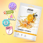 Thumbnail for Nykaa Naturals Korean Sheet Mask With Turmeric & Vitamin C For Glow & Brightening - Distacart